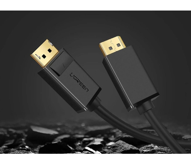 UGREEN Kabel DisplayPort do DisplayPort DP102 4K 3D 1.5m czarny - 1489039 - zdjęcie 4
